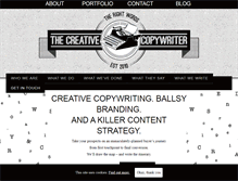 Tablet Screenshot of creative-copywriter.net